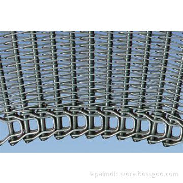 Cooling Conveyor Belting,Wire Mesh Curve Belts, Metal Radiu